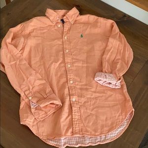 Orange Polo Ralph Lauren Button Down Size Small